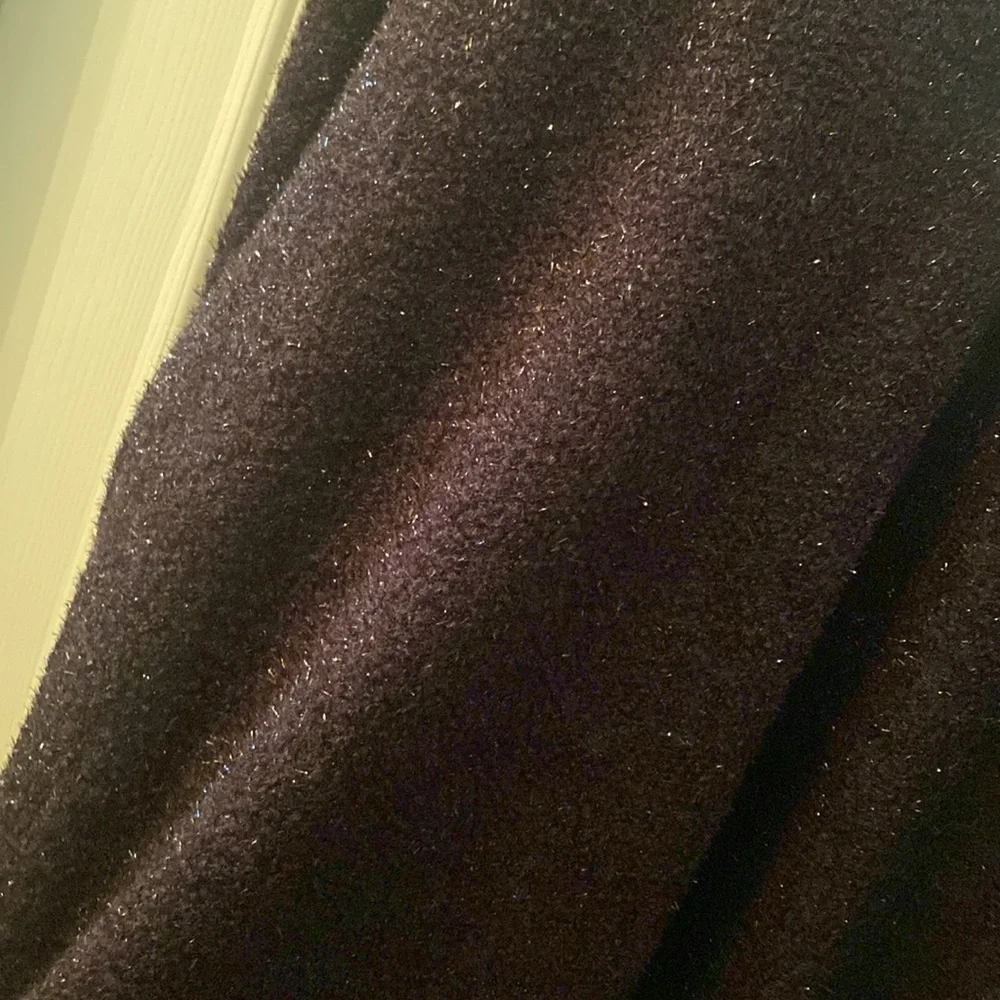 VINTAGE Delta Burke Black Glittery Sparkly Knit Top NWT - Picture 11 of 11